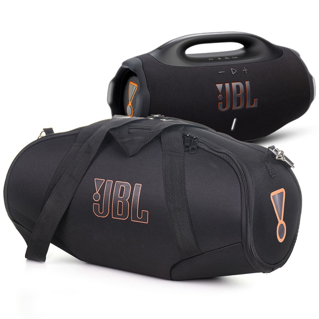 Case Bolsa Capa Compatível Com Nova Jbl Boombox 4 Impermeavel com Bolso Acolchoado Exclusiva
