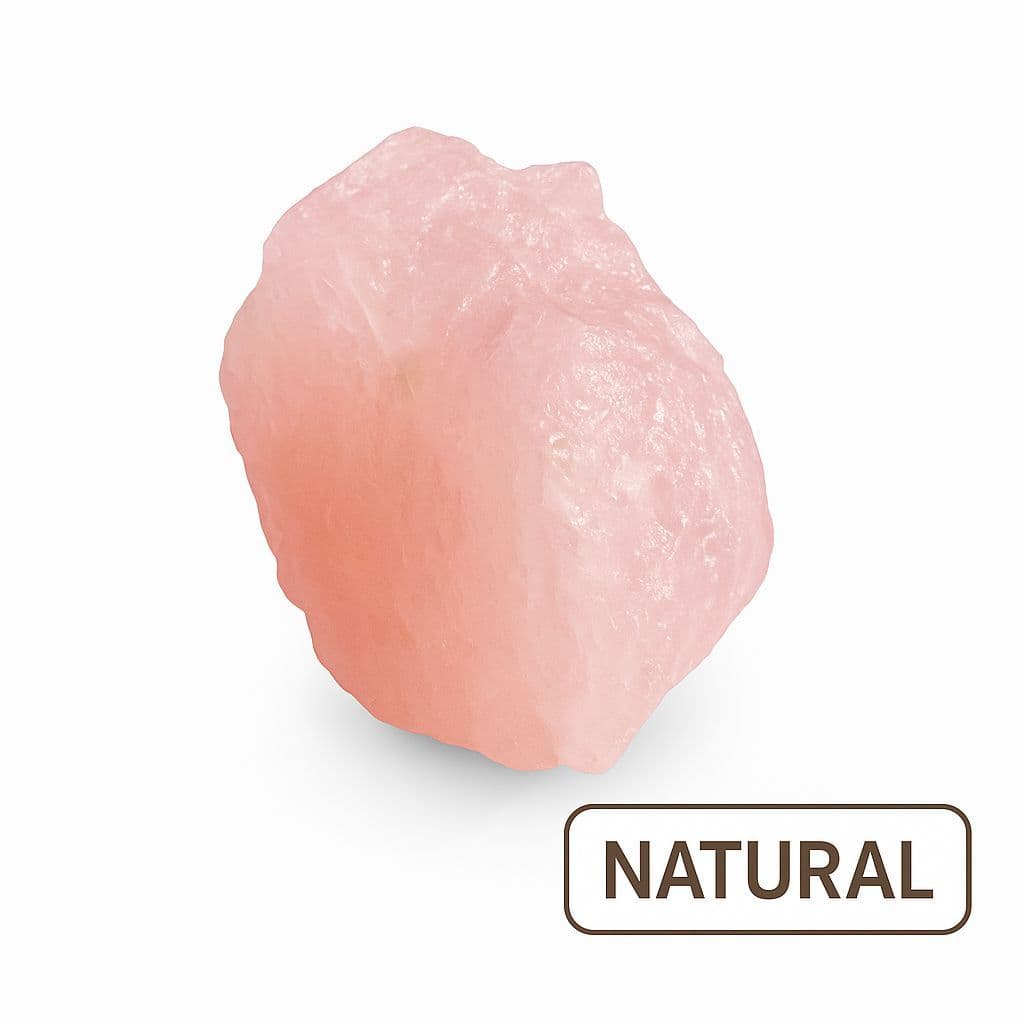 Quartzo Rosa Bruto Cristal Natural  - Pedra do Amor Incondicional e Perdão