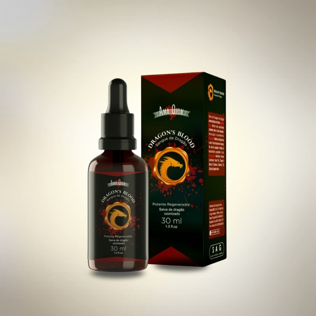 Seiva Sangue de Dragão Óleo Ozonizado Potente Regenerador Ama Ozon 30ML