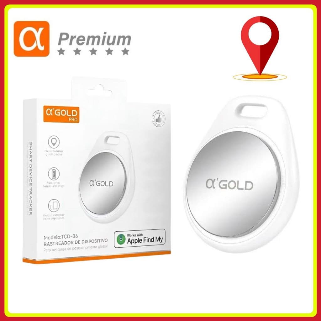 Smart Tag Rastreador GPS Localizador (Apple Find My) Air Tag Inteligente original A'GOLD TCD-06