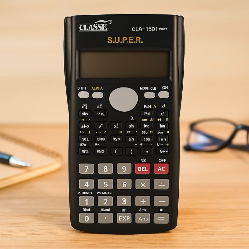 Calculadora Científica Classe 240 Funções C/ Capa Calculadora Para Engenheiros e Matemáticos
