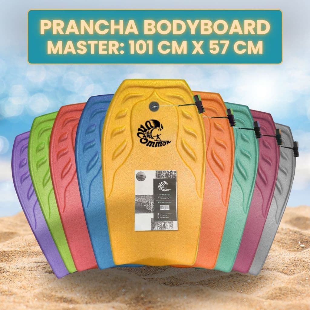 Prancha BodyBoard Grande 101 x 57 Infantil Adulto Praia Piscina Qualidade Premium