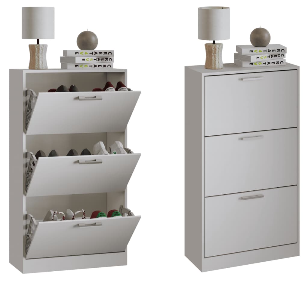 Sapateira Multiuso Organizador de Calçados até 20 Pares 3 Portas Basculantes Móveis Bonatto