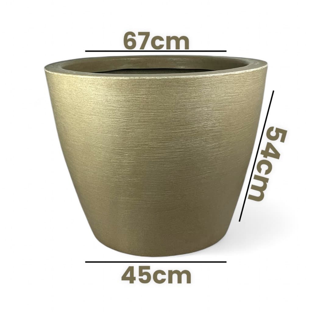 Vaso Grande Para Planta natural Frutifera em polietileno moderno de luxo Redondo Gigante Jabuticaba Acerola