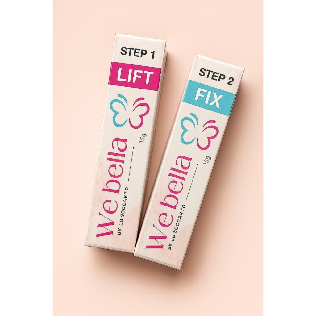 Passo 1 / 2 We Bella Browlamination Lashlifting