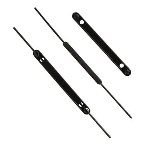 Grampo Trilho Plástico Preto ou Branco 50 unidades - Fixpaper