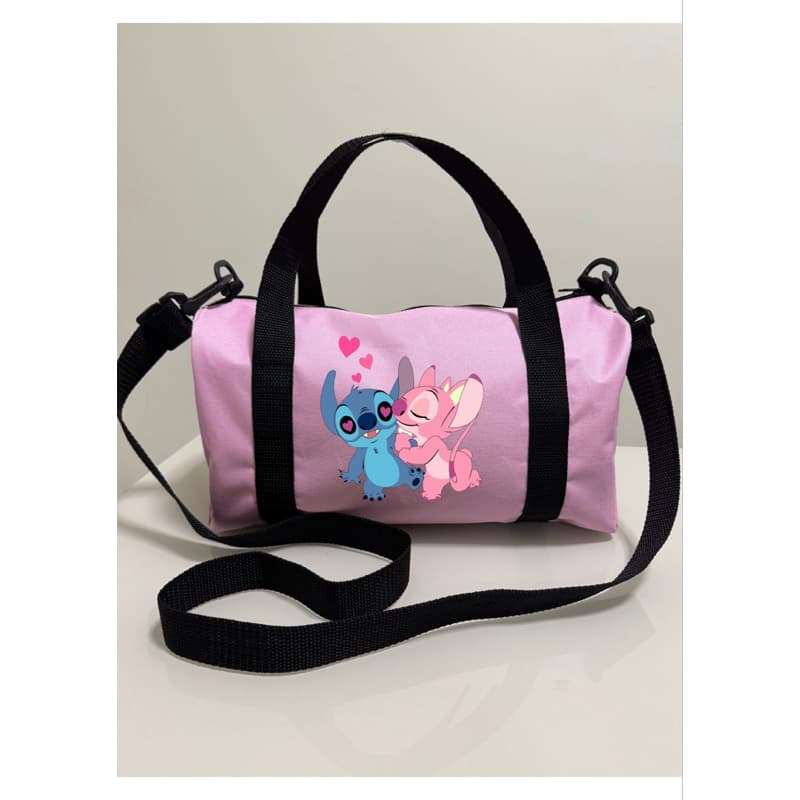 Mala Bolsa Casual Fitness Academia Passeio Multiuso Resistente Sport Lilo Stitch Adulto Infantil Unissex Promoção