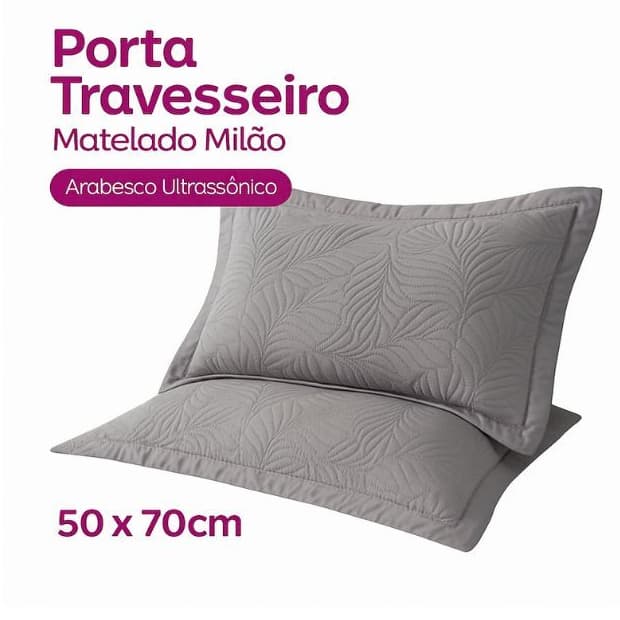 Kit 2 Capas Porta Travesseiro 150 Fios 50x70 Alta Qualidade | Corttex