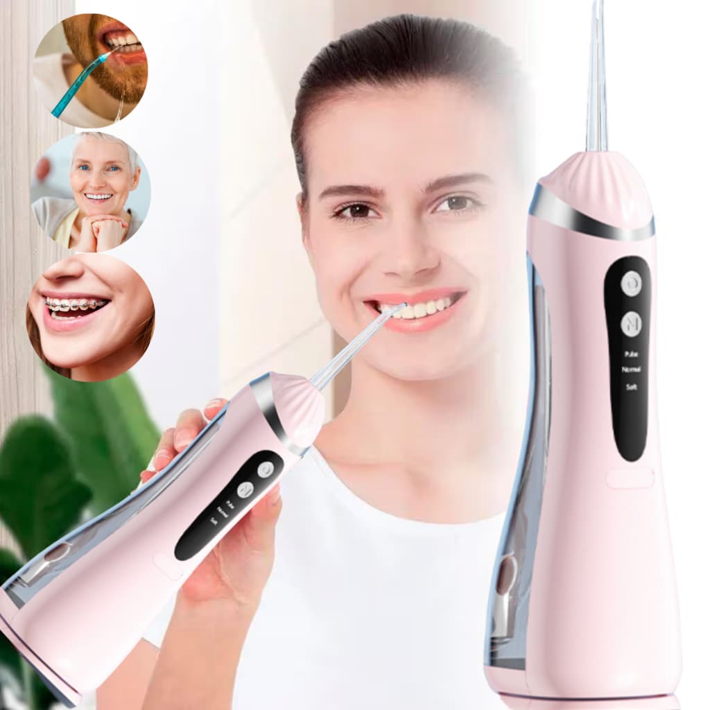 Irrigador Oral Bucal Waterpick Limpador Próteses Fixa/móvel/Protocolo 110/220V Portátil Várias Cores