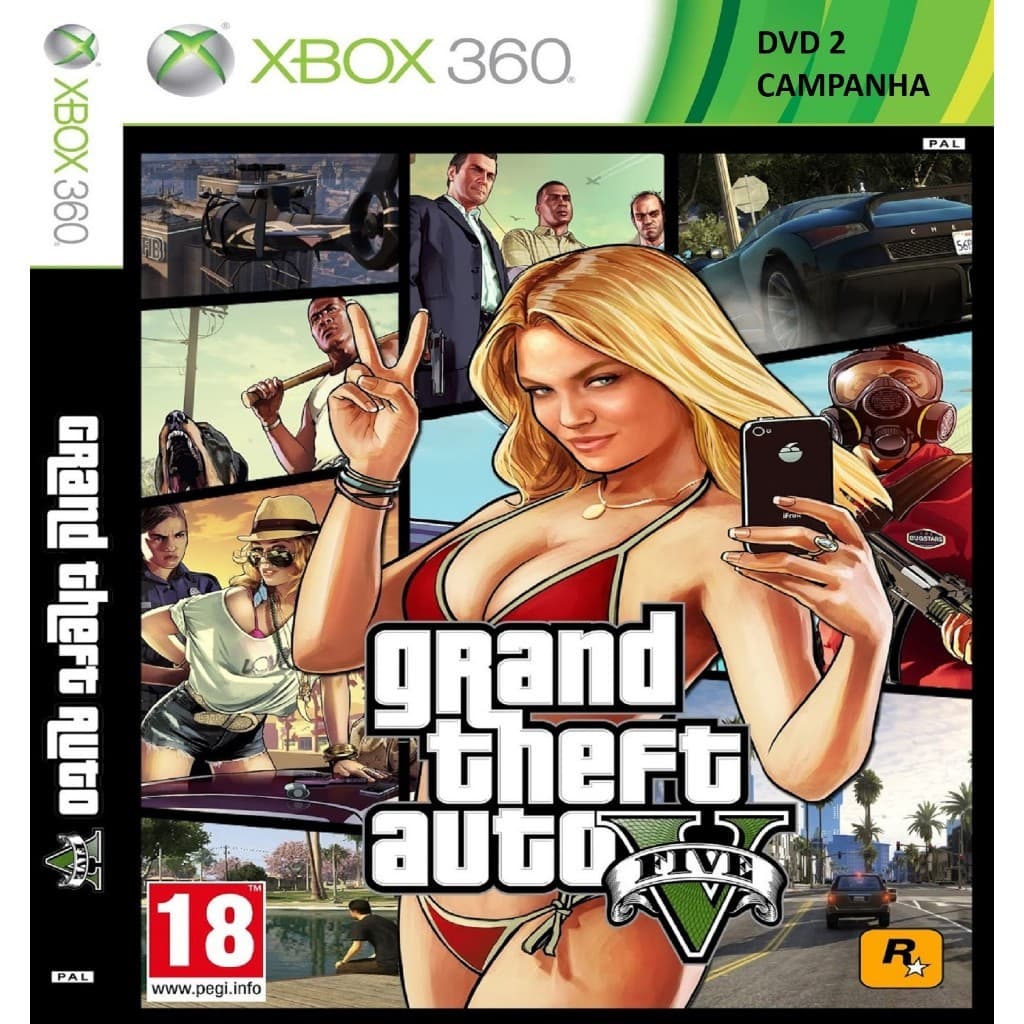 Grand Theft Auto V - Gta 5 - Legendado em Português Xbox 360 LT3.0