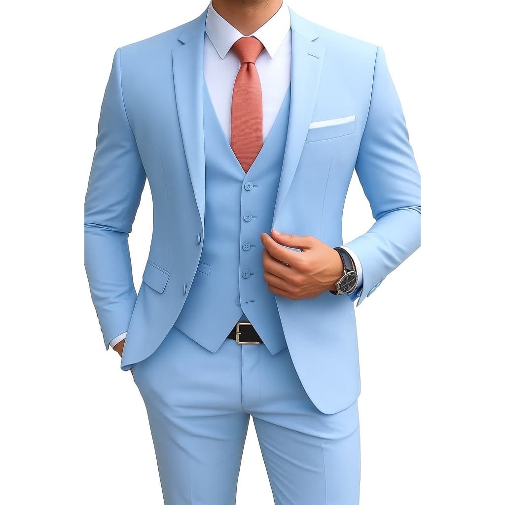 Terno Masculino Slim fit Italiano Advogado Formatura Tradicional Oxford Premium Executivo