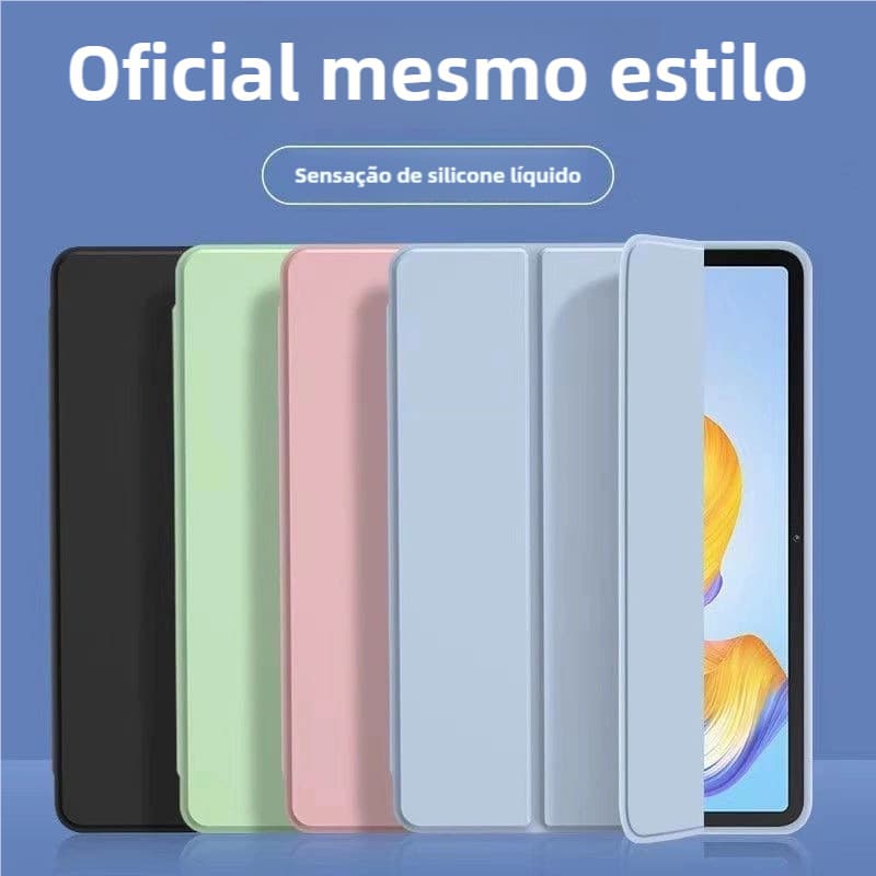 capa Compatível com com porta caneta para ipad 7/8/9/10/11 (A16) , Air 3/4/5/M2/M3, Pro 11"/12.9" Air 13"