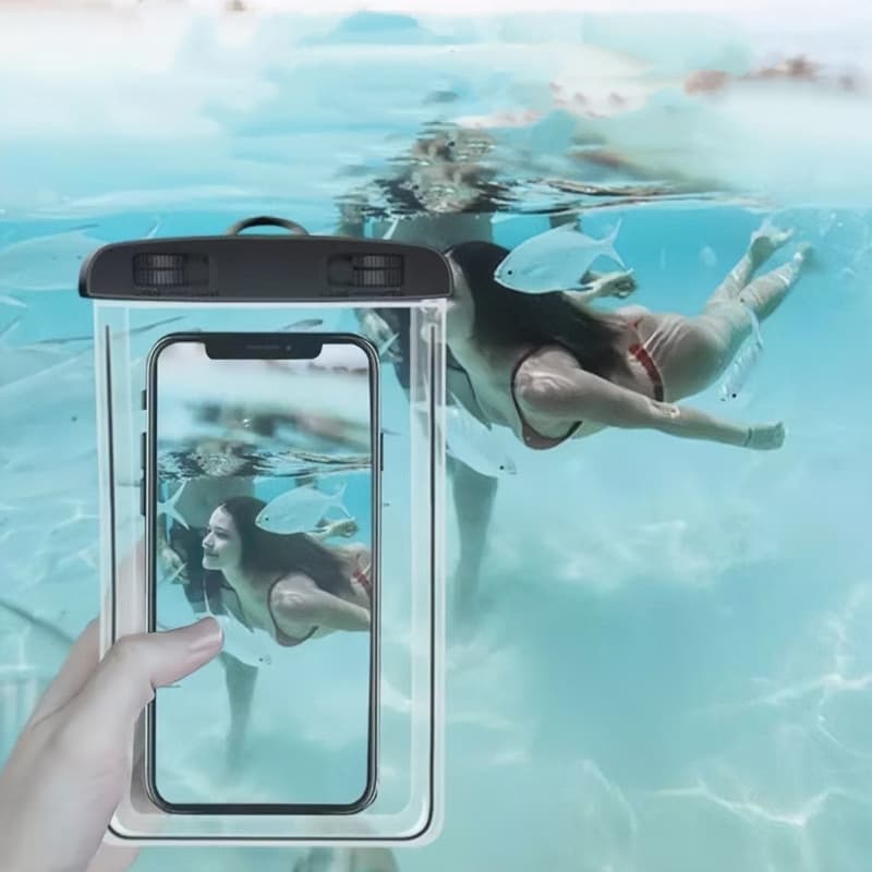 Capa Bolsa Prova Dágua Impermeável Celular Transparente Universal Capa Celular Dágua