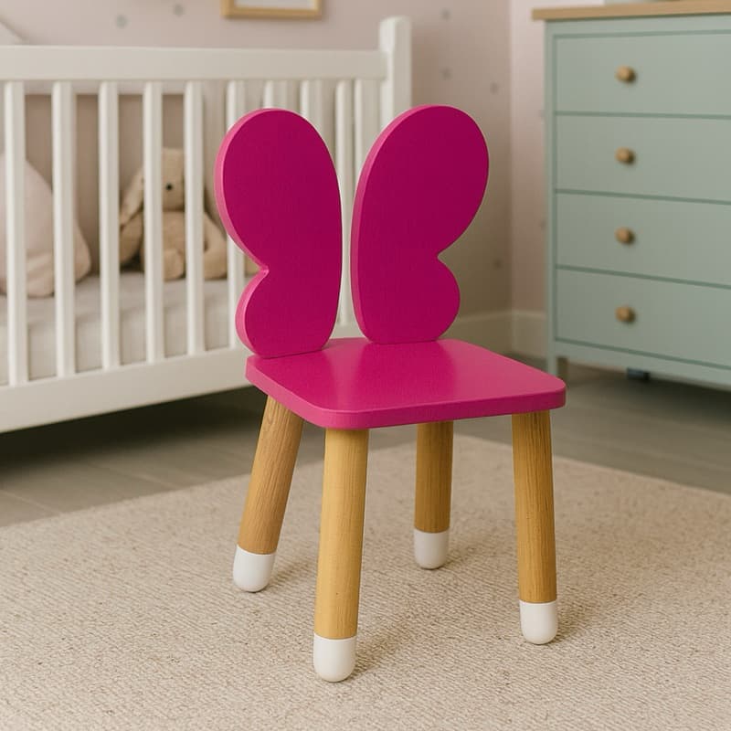 cadeira cadeirinha infantil borboleta decoração infantil quarto