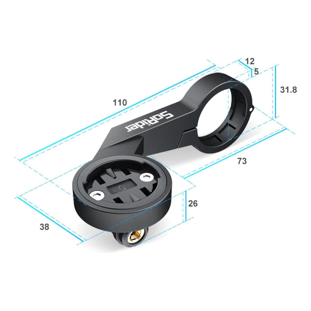 Suporte estendido Gps Lanterna Xoss Igpsport Garmin