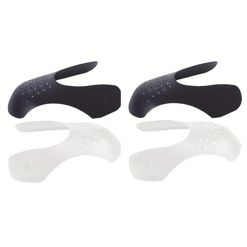 Par de Anti Vinco Furos Suporte Forma Escudo Previne Marcas em Calçado Sapato Social Tênis Esportivo