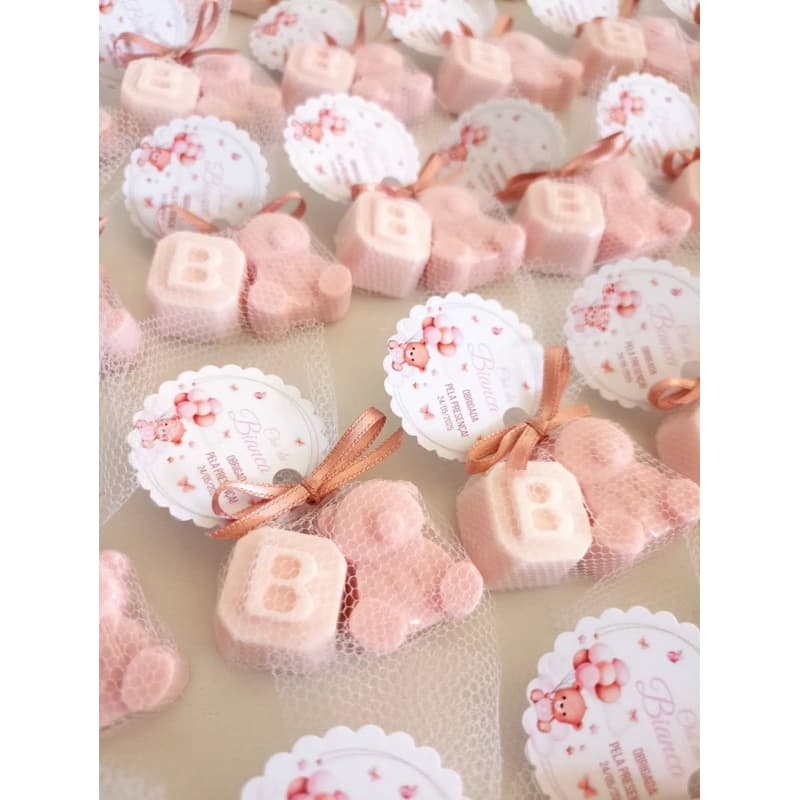 Lembrancinha kit sabonete perfumado-chá de bebê, chá revelação, nascimento, batizado, aniversários, casamentos.