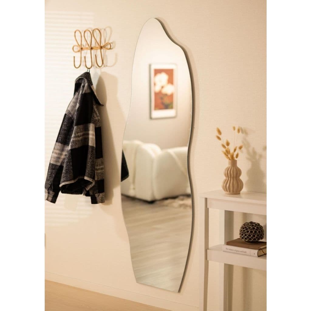 Espelho Grande Decorativo Orgânico Flame de Corpo Inteiro