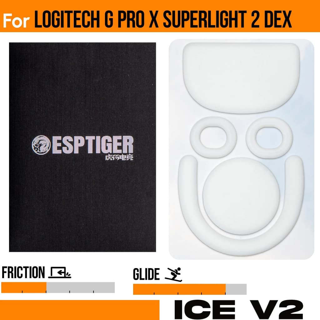 Mouse Feet Esp Tiger ICE V2 * Logitech G PRO X SUPERLIGHT 2 DEX