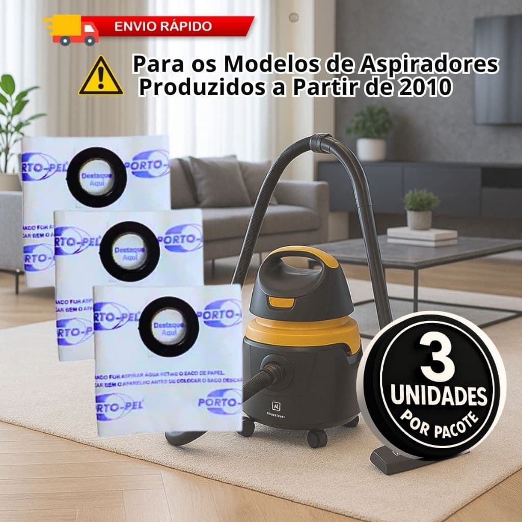3 Sacos Aspirador Electrolux FLEX | A10N1 A10 | A13 | AWD01 | AQP10 | GT 20N/30N/200/2000/3000 |