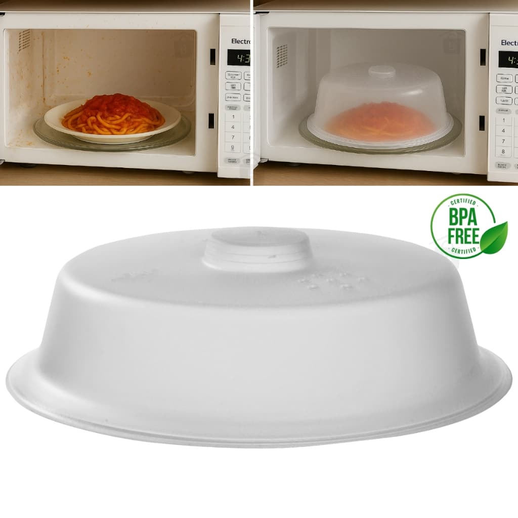 Tampa Para Microondas Protetora de Alimentos BPA Free Eletrolux Brastemp Ou