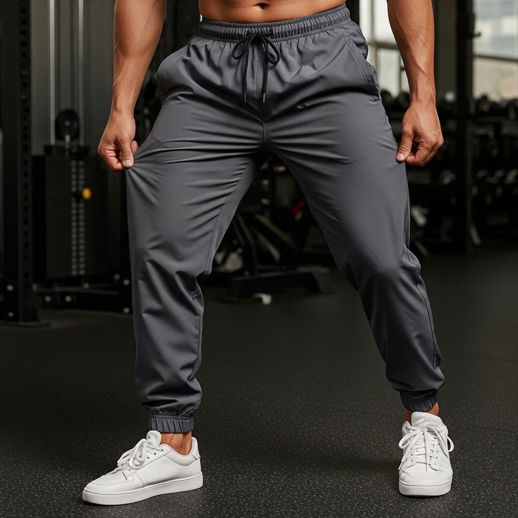 Calça Jogger Tactel com Elastano para Treino Esportiva Masculina
