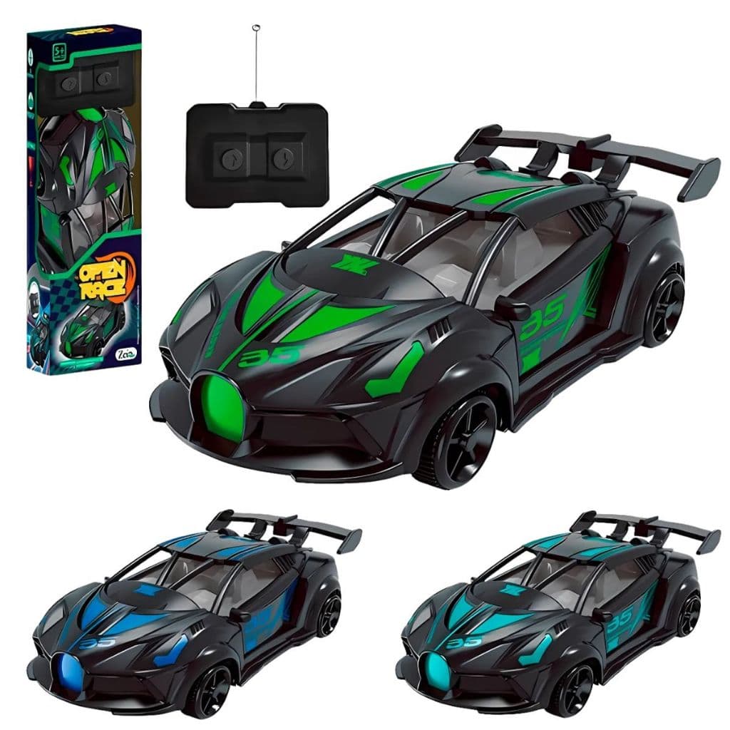 Brinquedo Carrinho Controle Remoto Corrida Racing Velocidade Manobras e Adrenalina