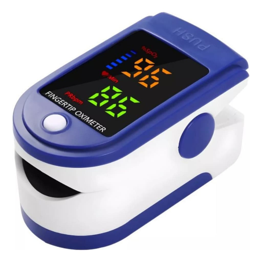 Oxímetro de Dedo Digital Portátil – Leitura Rápida de SpO2 e Pulso | Uso Doméstico