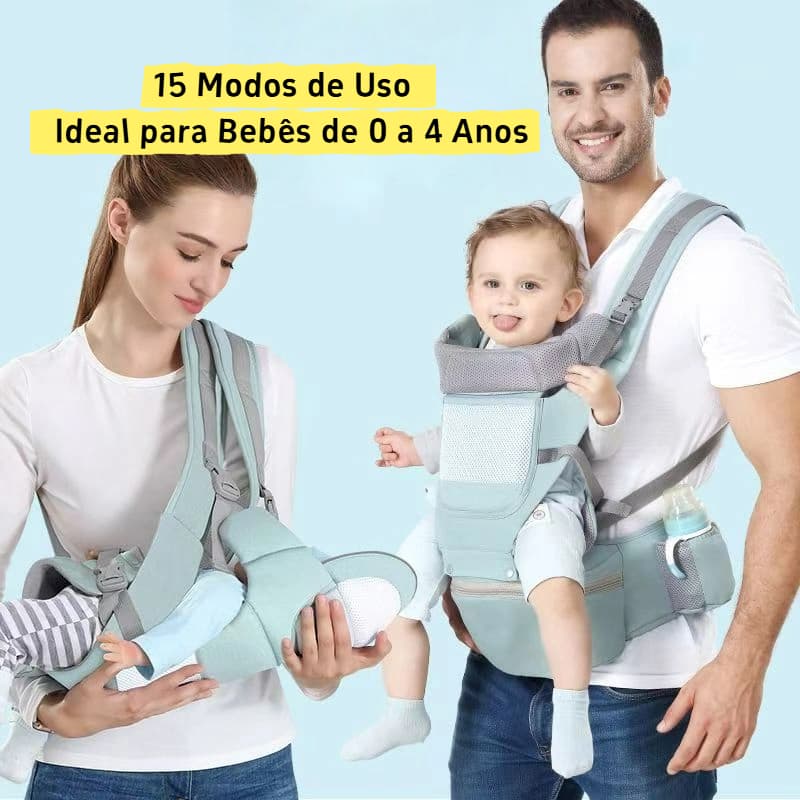 Bebê Canguru Banco de Cintura Premium Mochila Infantil Carrier com Várias Cores para Passeios