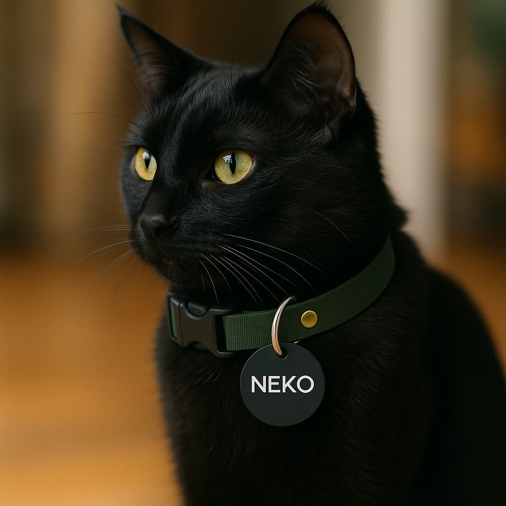 Coleira Gato Personalizada com Nome – Conforto e Estilo