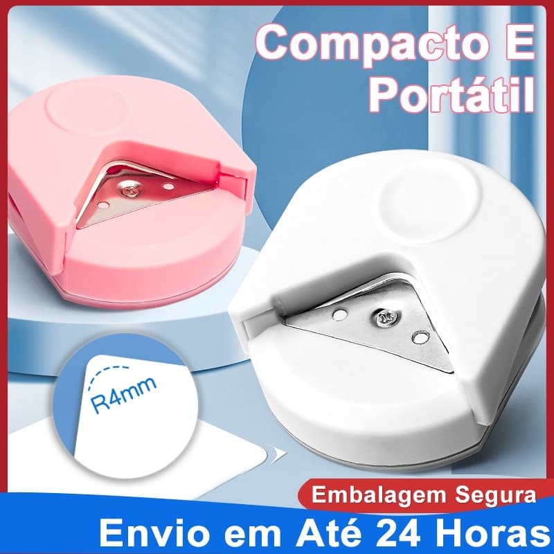 Mini Arredondador De Canto Portátil Cortador De Papel Ferramenta De Artesanato Para Corte De Fotos, Aparar Papel e DIY