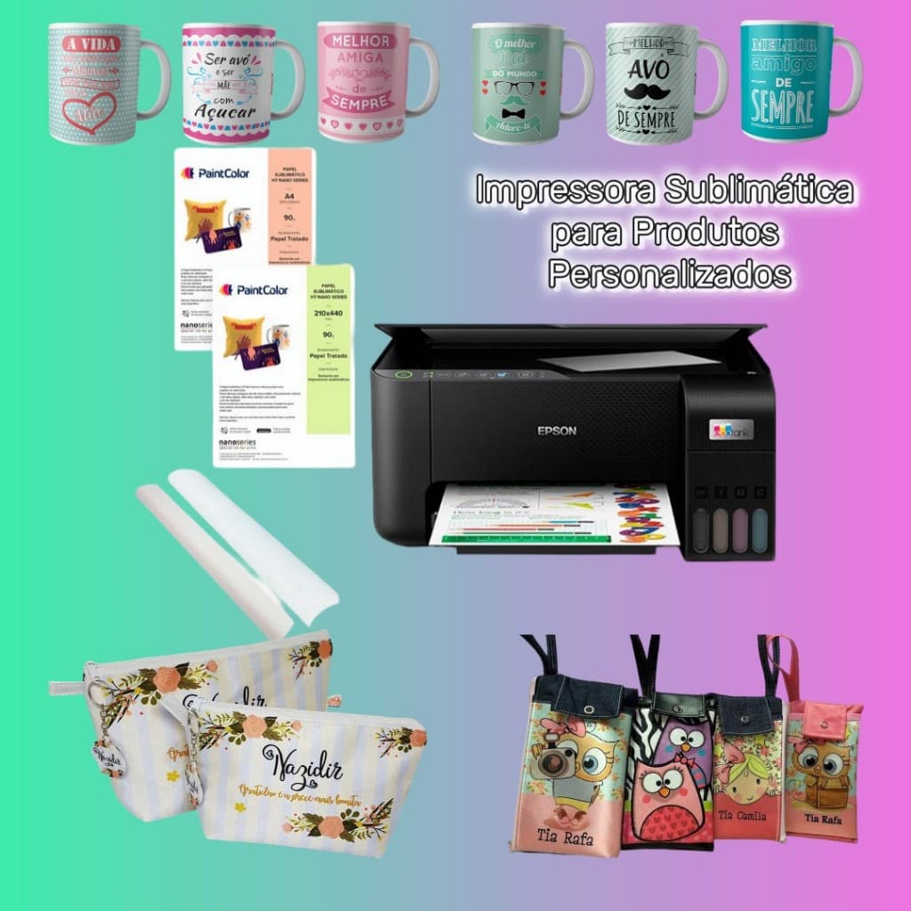 Impressora Wi-fi Epson Ecotank  L1250 Sublimatica