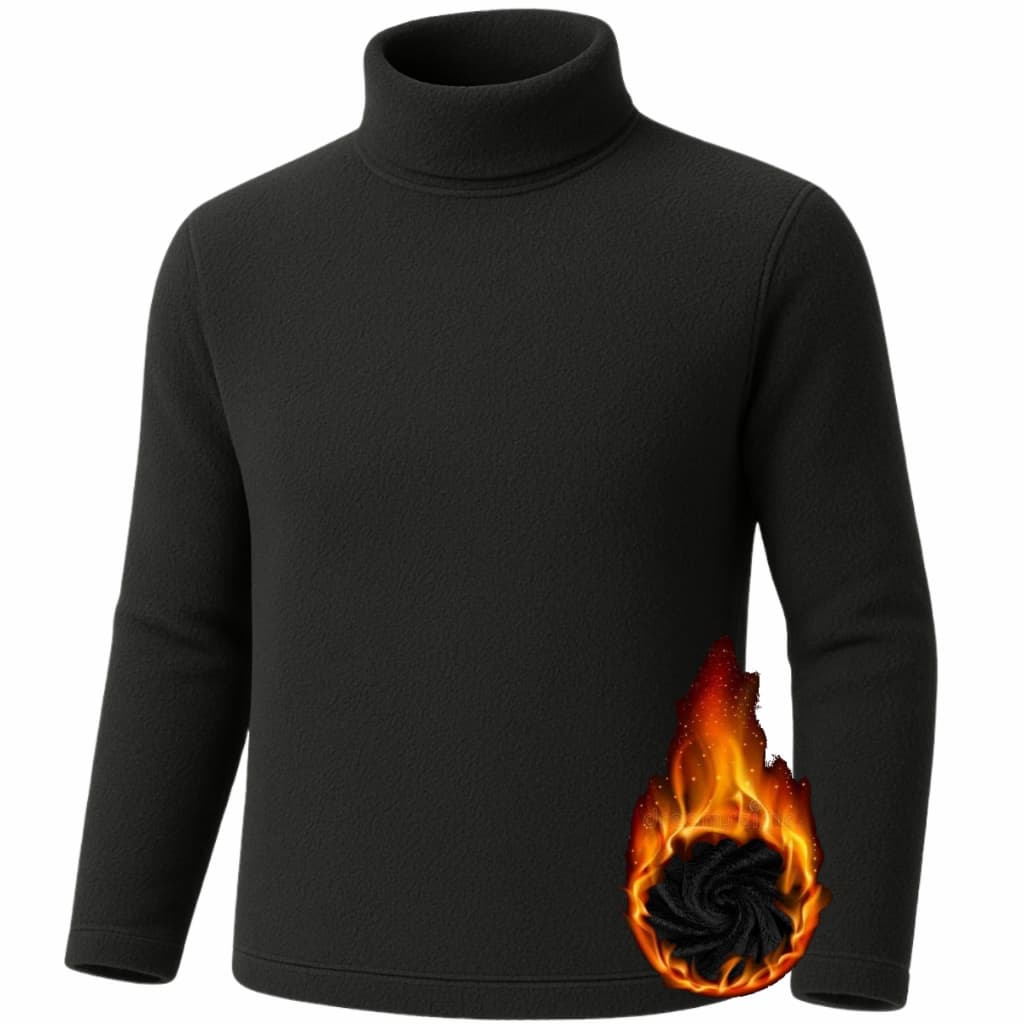 Camiseta Gola Alta Peluciada Tecido Flanelado Camisa Gola Alta Protecao Maxima Frio Frios Intensos