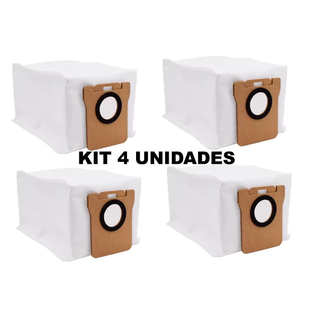 Kit Saco Coletor Para Robô Aspirador X10+ / X20+ Plus e B101GL S20+ S20 PLUS S10+ S10 PLUS