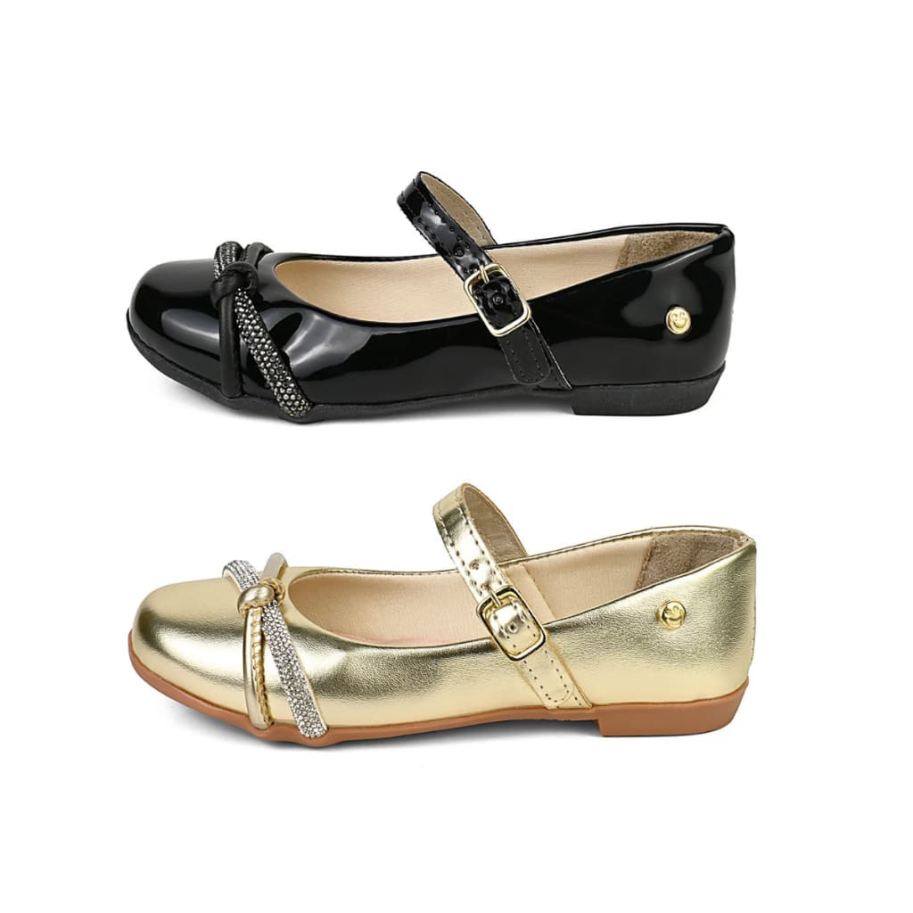 Sapatilha Tira Strass Feminina Infantil