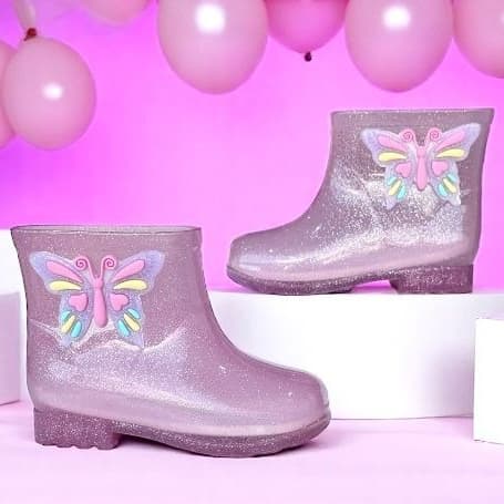 Galocha Infantil Feminina Bota de Menina Estilosa Moda Macia