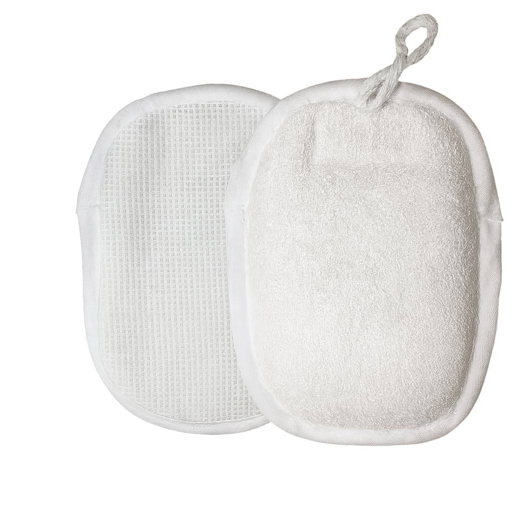 BUCHA P/ BANHO CORPO ATOALHADO BRANCO ABERTA