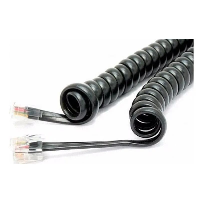Cabo Fio Espiral Telefone Fixo