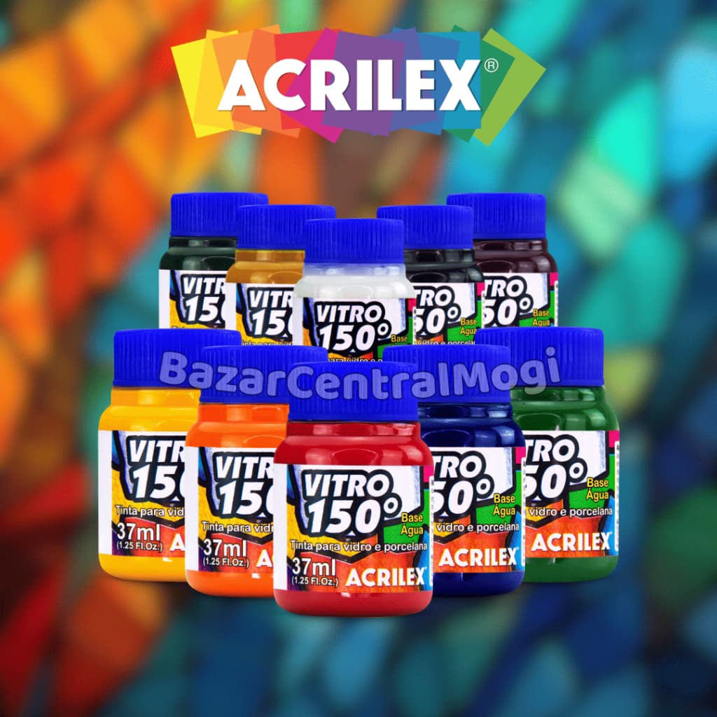 Tinta Vitro 150° Acrilex Vidro Porcelana 37ml