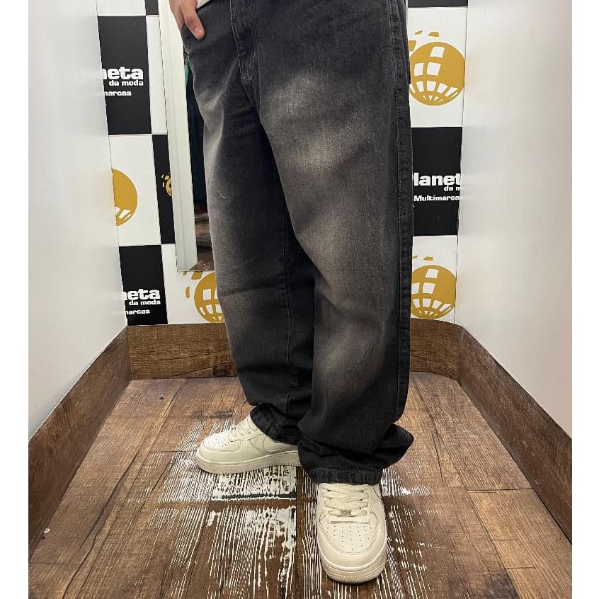 Calça Jeans Balão Baggy Larga Dazzling Masculina Streetwear Mandrake Style Skatista Original