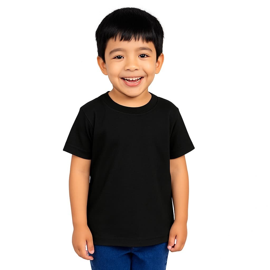 Camiseta Infantil/Juvenil Lisa 100% Algodão Macia 2 ao 16 Várias Cores