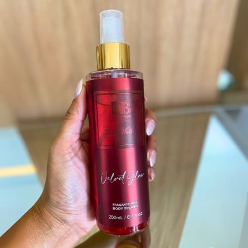 Body Splash CBB Glow 200ml - Perfume Desodorante Feminino | Velvet, Seduction, Tropical, Aqua - com Brilho - Glitter
