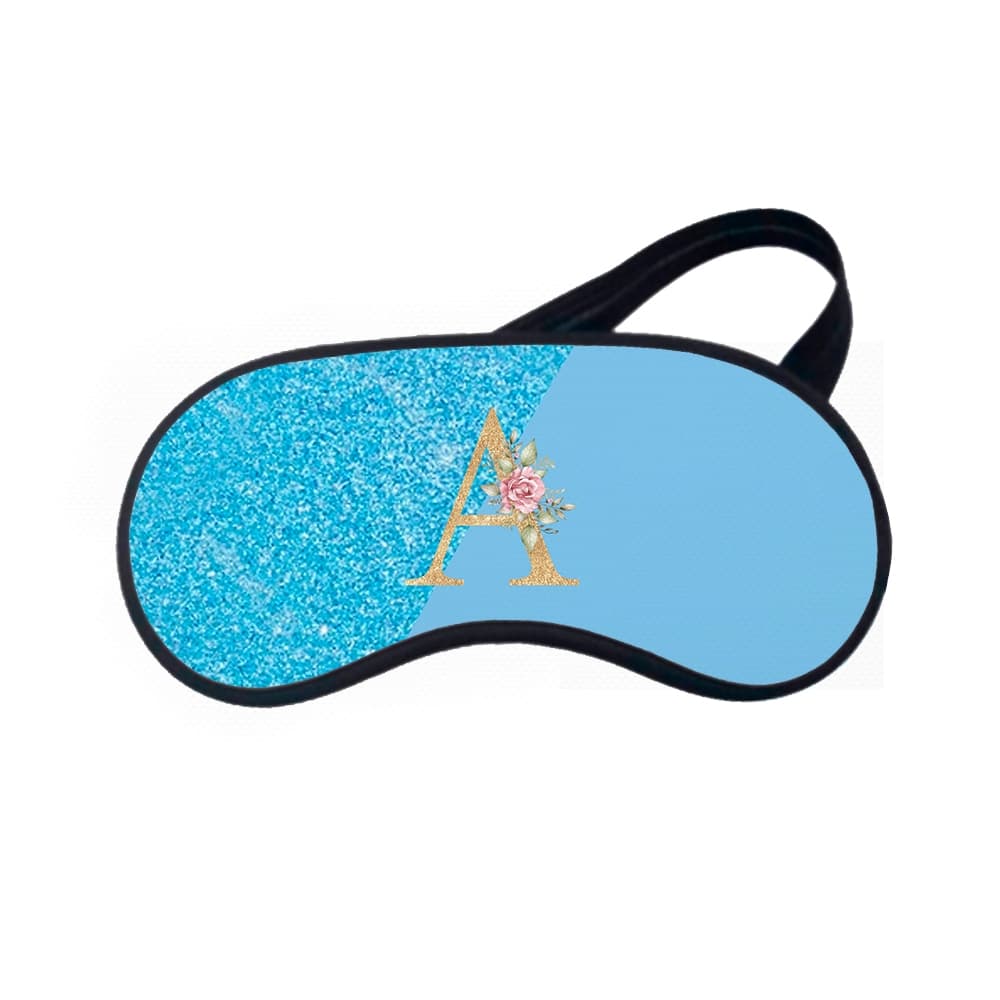 Mascara de Dormir Personalizado com Nome Flores Formas