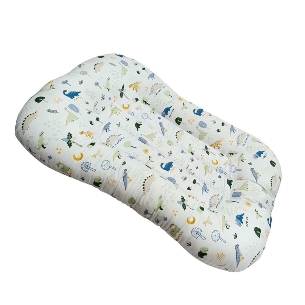 Ninho Casulinho Sensorial Redutor de Berço Menino e Menina Estampado 100% Algodão - Dupla Face - 1 Peça