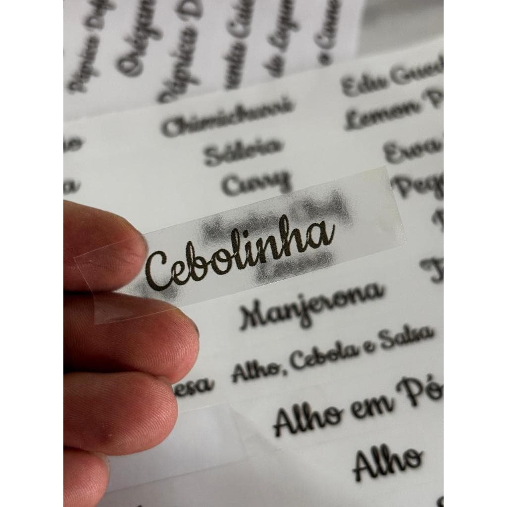 66 Etiquetas Adesivas Para Temperos e Condimentos O MAIS COMPLETO Adesivo Vinil Prova D'Água