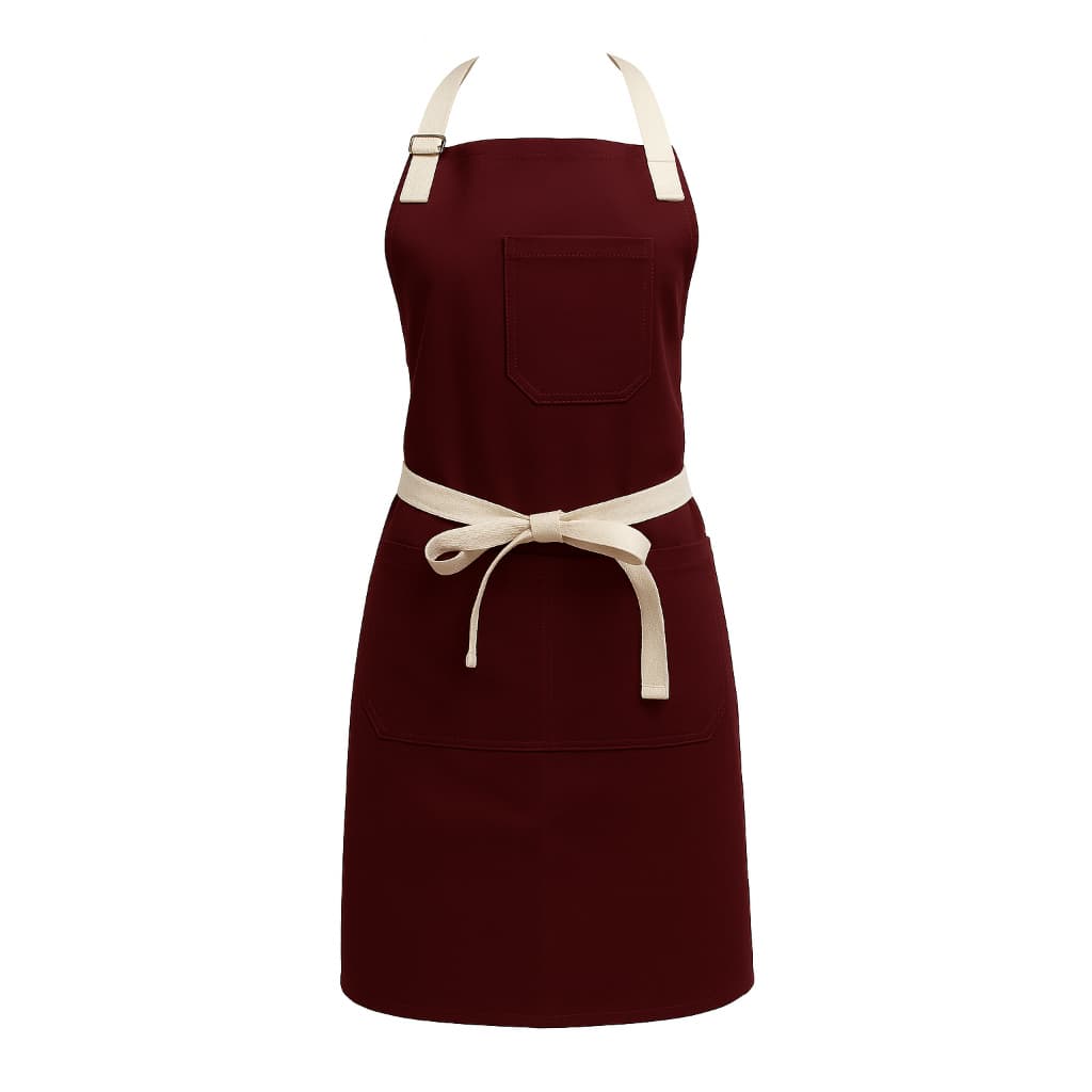 Avental Sarja  Algodão Restaurante Cafeteria Chef Bar Cozinha Barista Cozinha