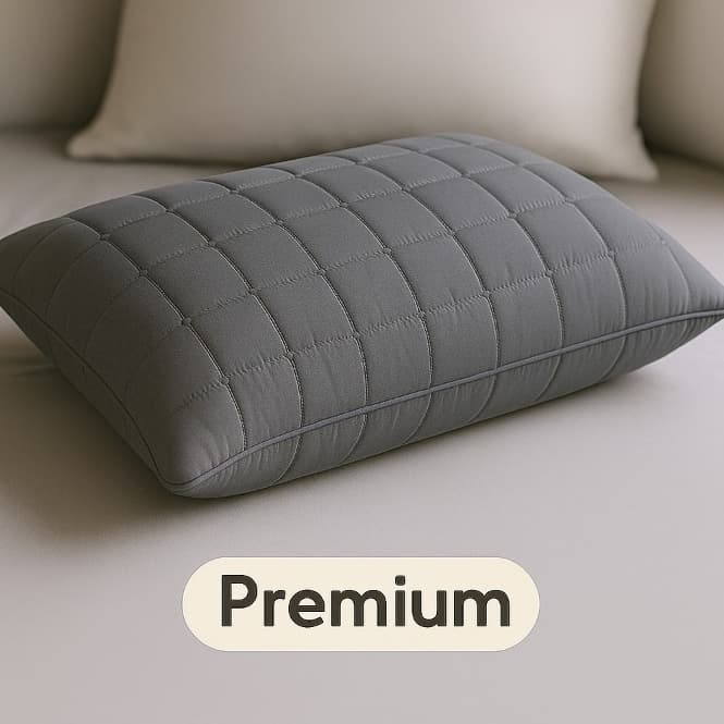 Kit 2 Travesseiros Premium – Alto, Antialérgico, Antibacteriano e Confortável