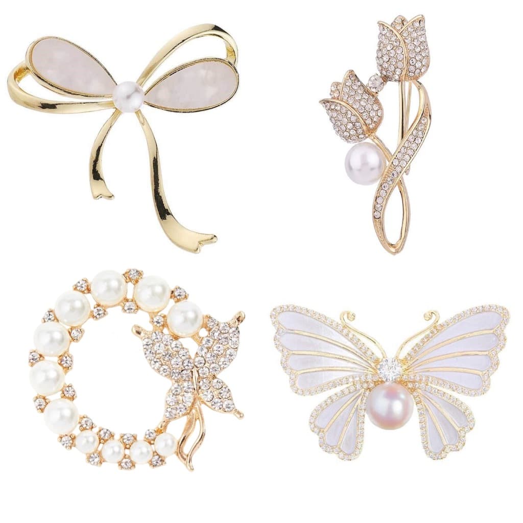 4 Unidades Broche Feminino Doce Vida