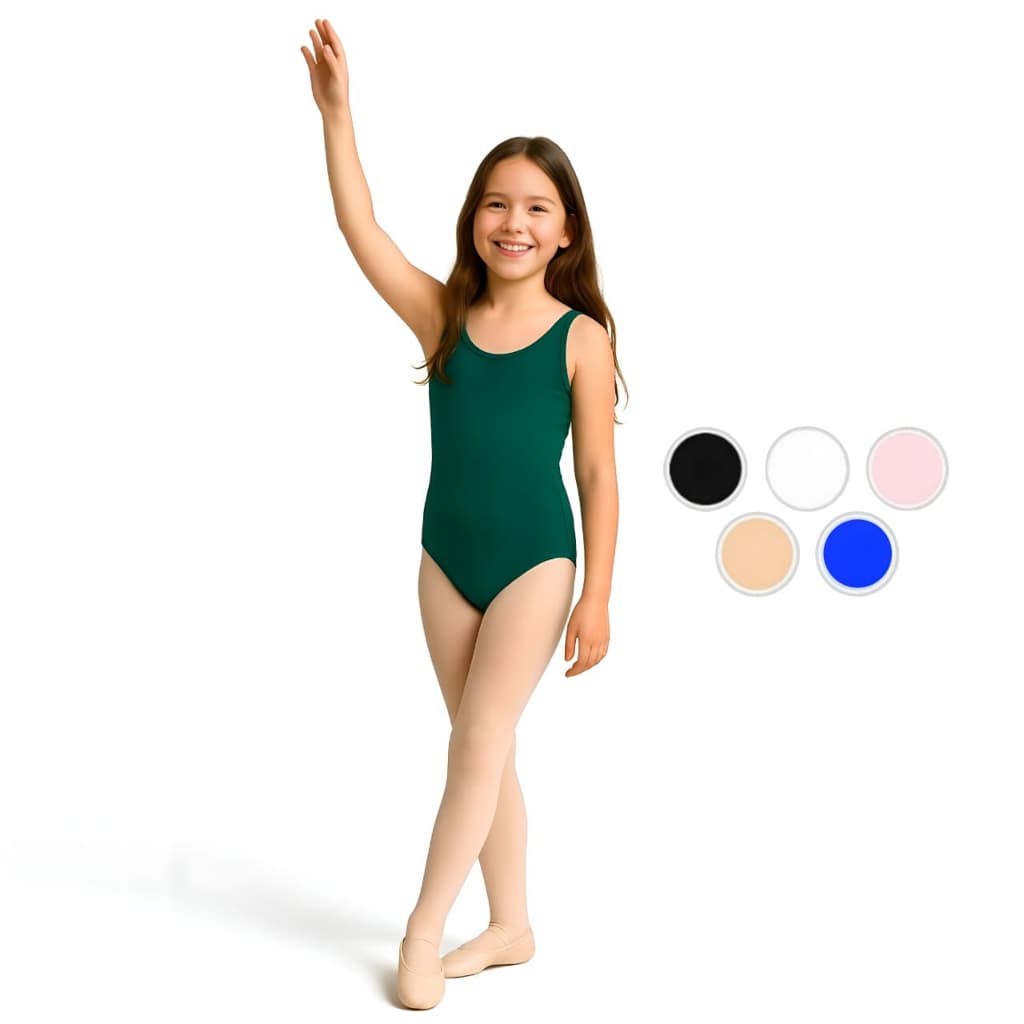 Body Infantil Regata Liso Feminino – Suplex Confortável, Básico e Ideal para Menina - muitas cores