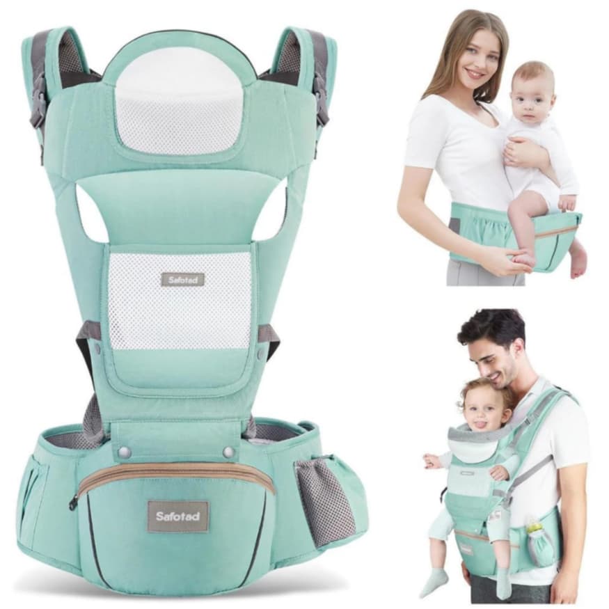 Canguru Para Bebê 0-3 Anos Ergonômico 3 Em 1 Estilo Canguru Frontal Infantil